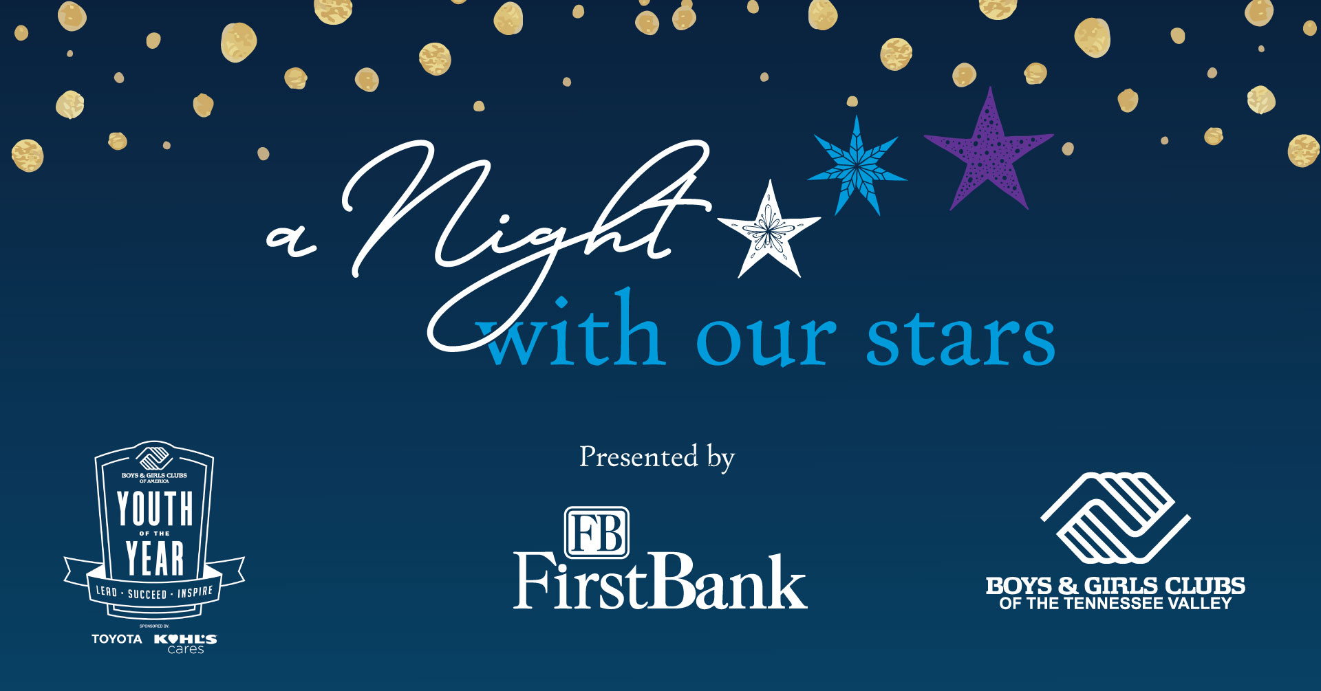 A Night With Our Stars, presented by FirstBank, a Youth of the Year Celebration at Boys & Girls Clubs of the Tennessee Valley