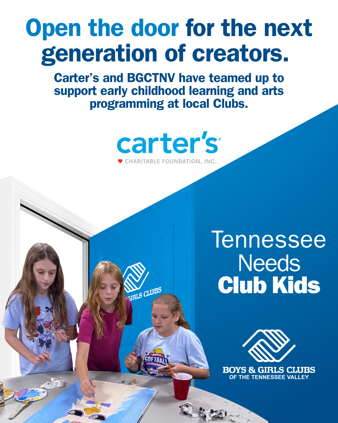 Boys & Girls Clubs of the Tennessee Valley & Carter's
