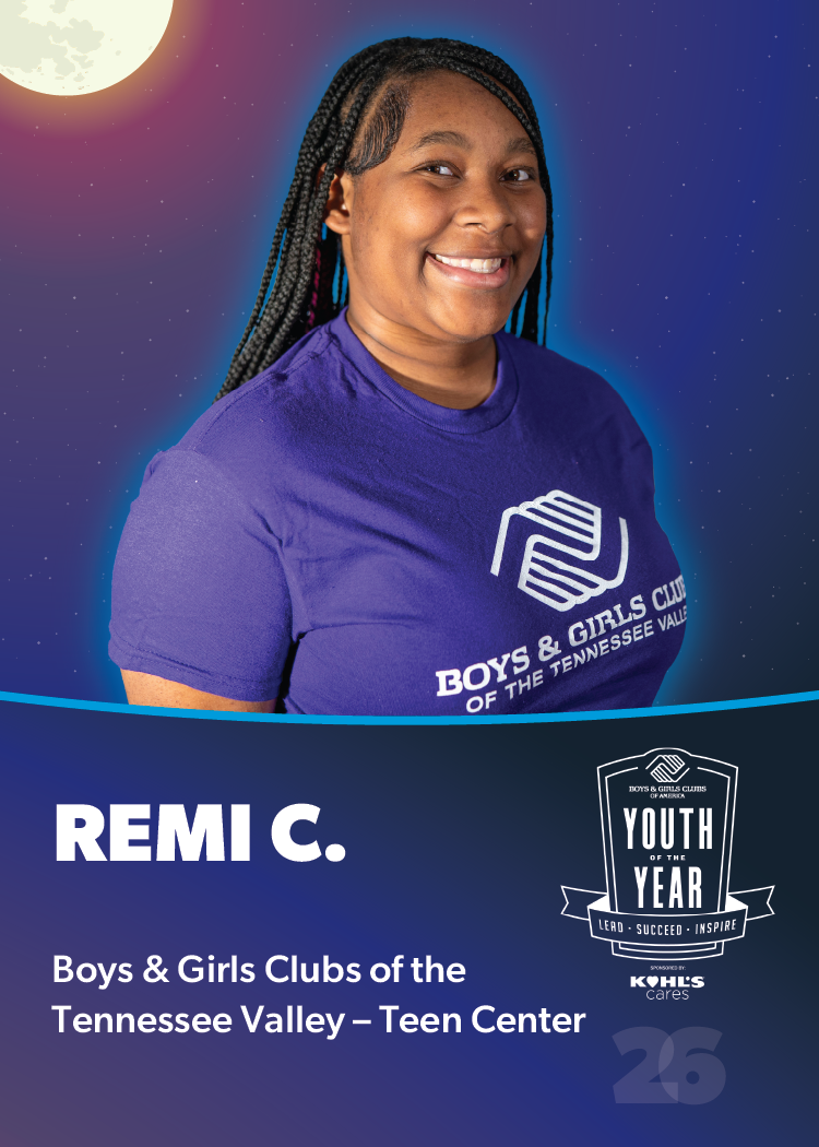 2026 Youth of the Year Candidate – Remi