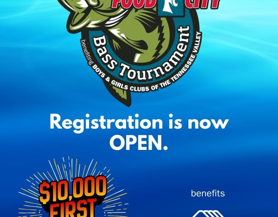 37th Annual Irwin Food City Bass Tournament, benefits Boys & Girls Clubs of the Tennessee Valley
