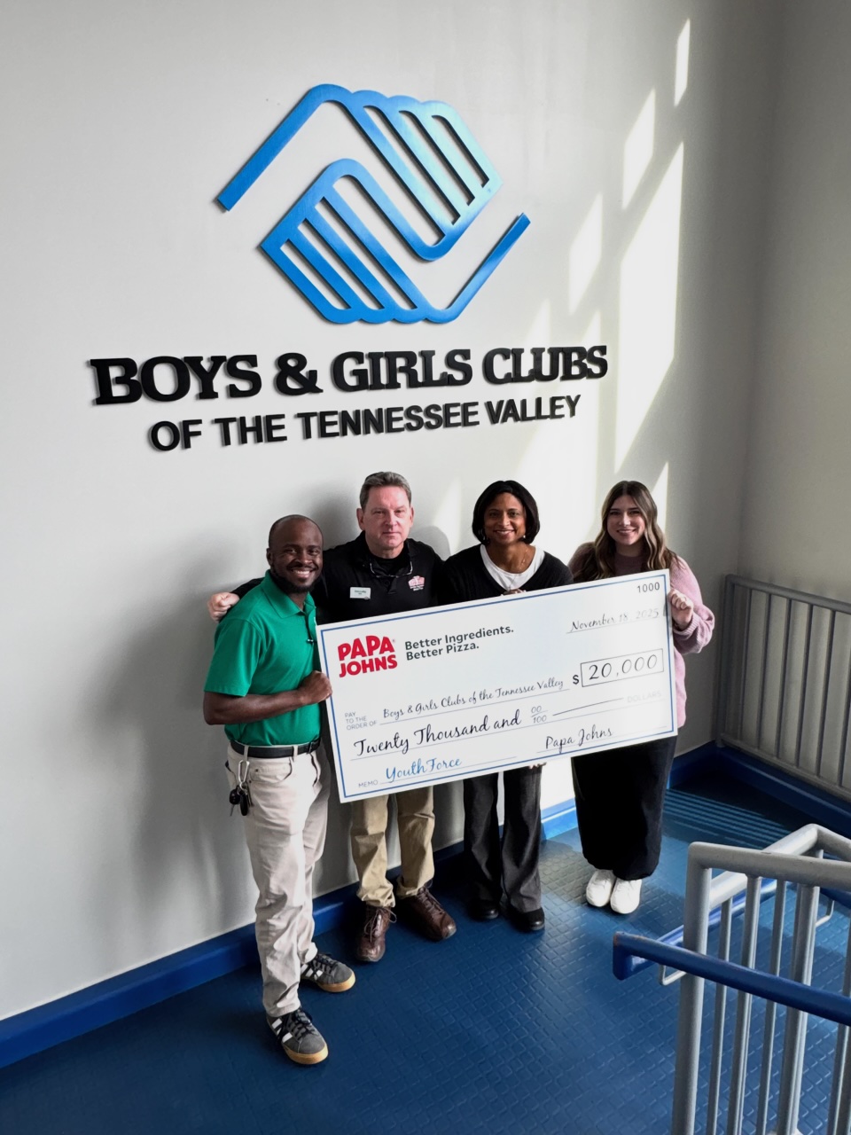 BGCTNV Papa Johns Foundation Grant 2026