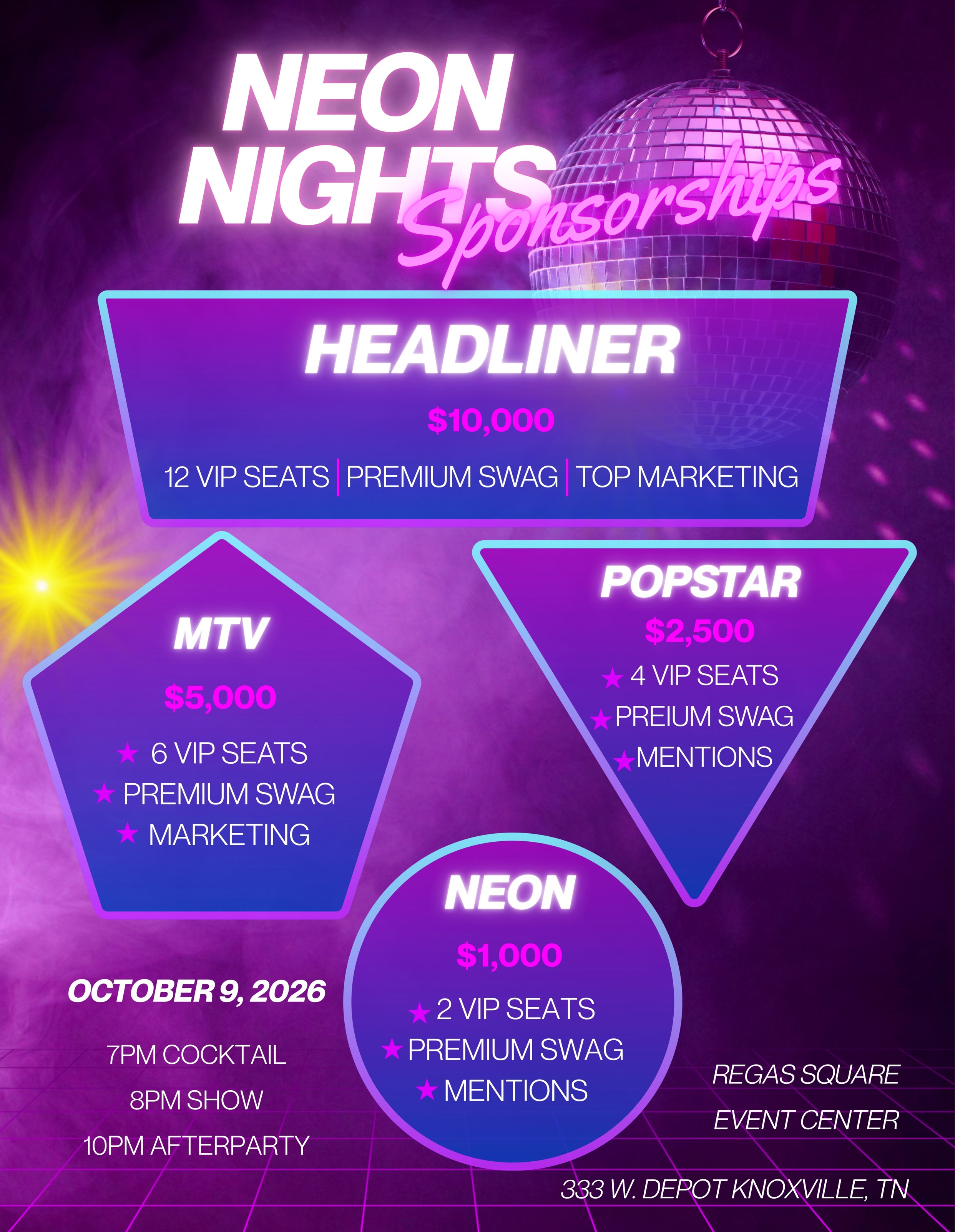 Neon Nights, Show Your Love Fashion show with Marc Nelson, benefiting Boys & Girls Cubs of the Tennessee Valley